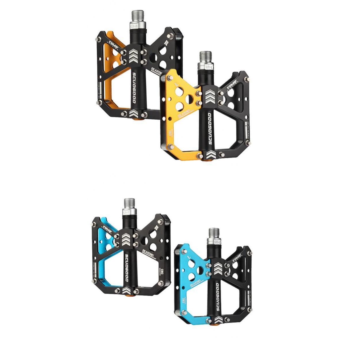 2 pairs durable bicycle pedals corrosion resistance cycling