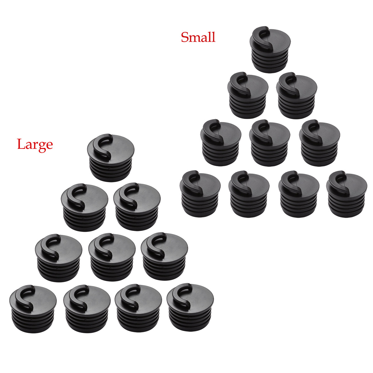 10 Kayak Marine Boat Scupper Stoppers Plugs Bungs Canoe Drain Holes Replacement