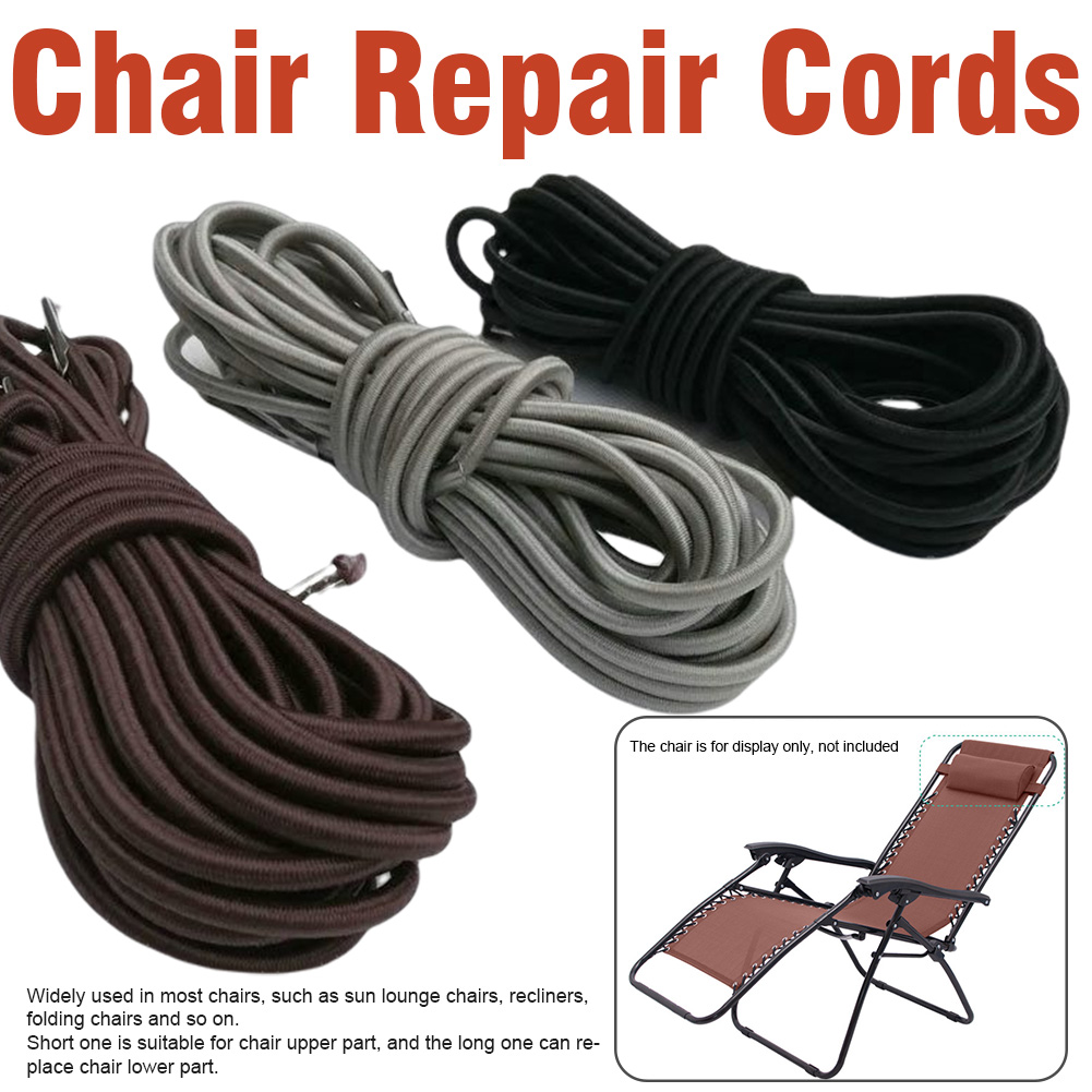 Tessforest Mesh Cloth Rope Cord Set for Garden Beach Recliner Folding Chairs