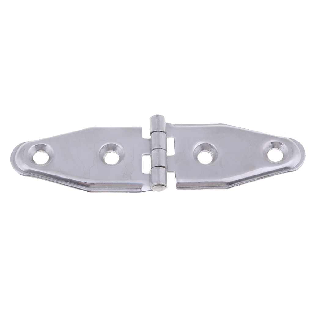 Stainless Steel Marine Door Cabin Stamp Strap Hinge 4" x 1.25" for Boat 