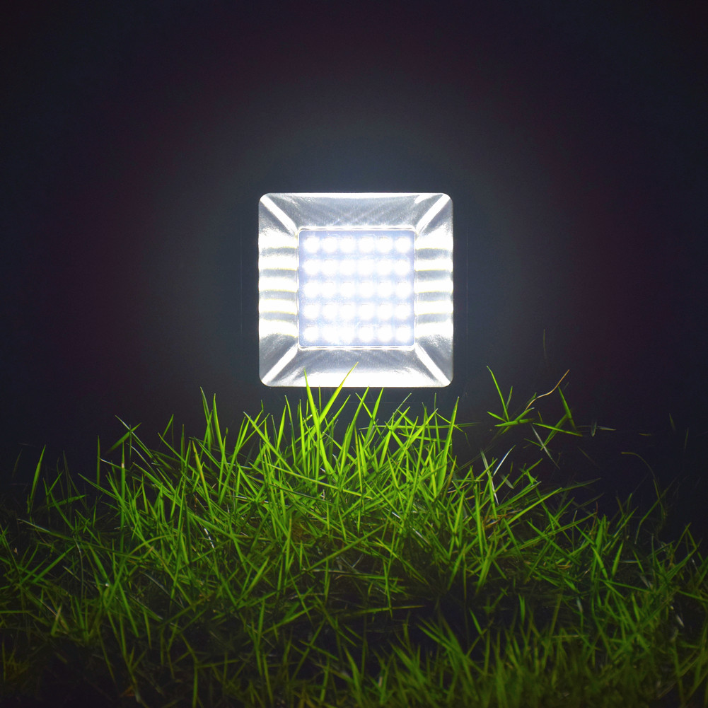 Luz Solar LED con Panel Solar Separable, reflector de cable de 16 pies