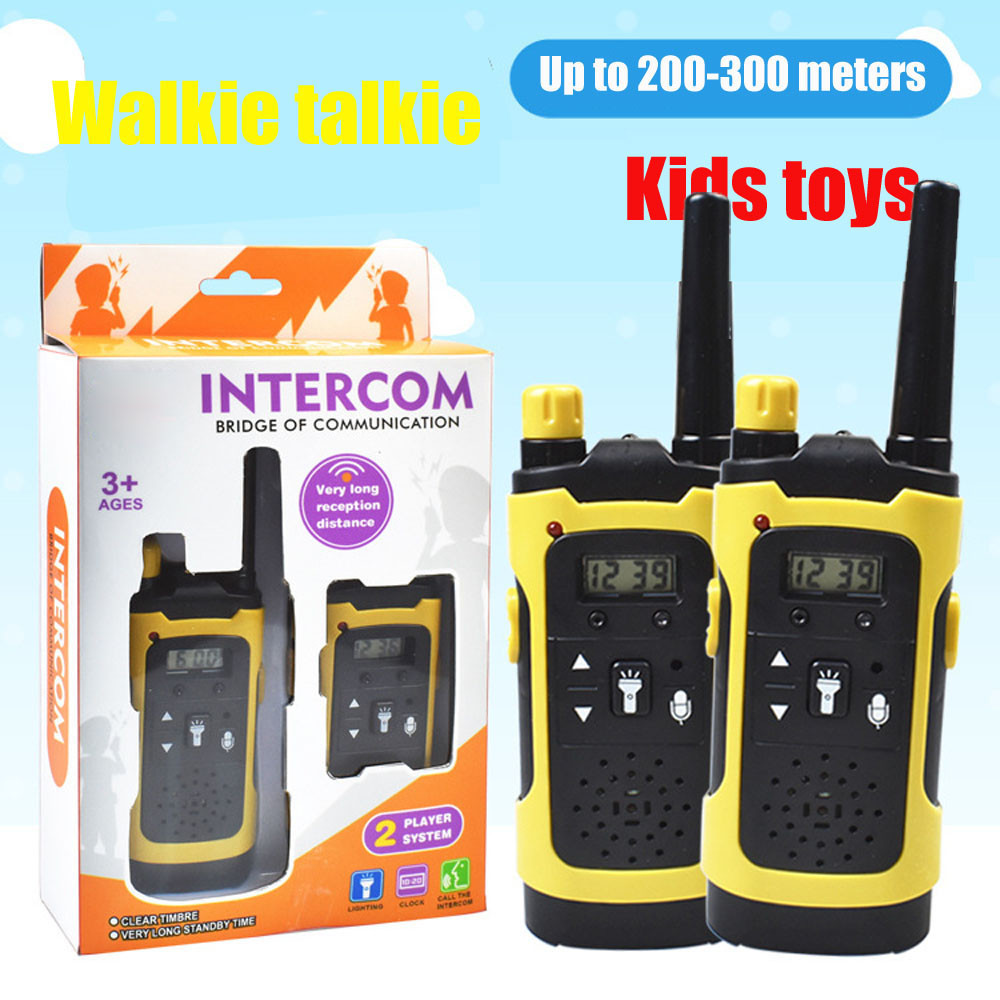 2 X Walkie Talkie Kids Electronic Toys adult Portable Two-Way Radio Set