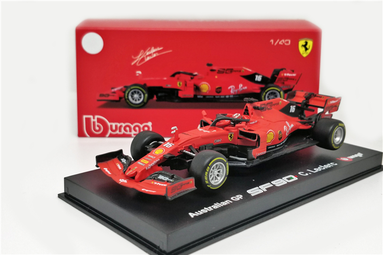 Modellino F1 Bburago 1:43 Ferrari SF90 2019 Sebastian Vettel Die Cast New