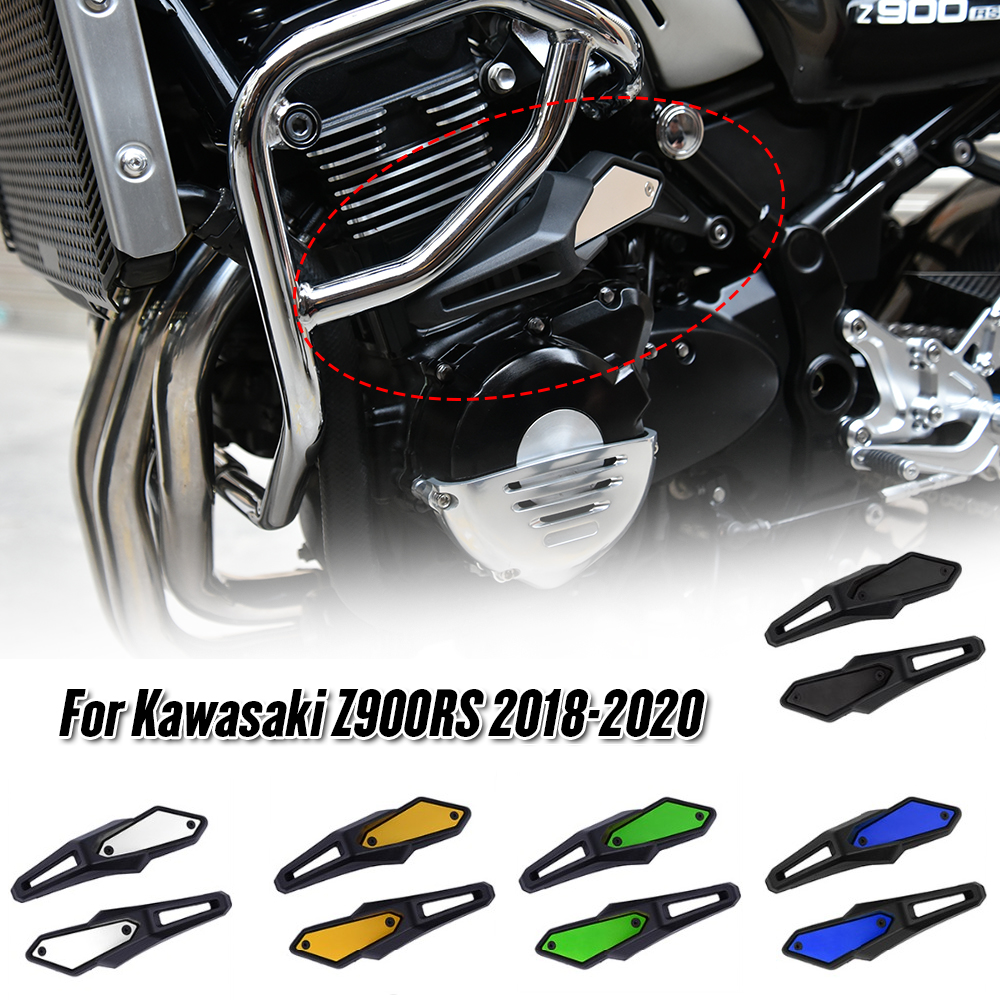 D DOLITY Motorcycle Rear Highway Saddlebag Guards Crash Bars for Kawasaki Z900RS Z900 RS 2018-2019