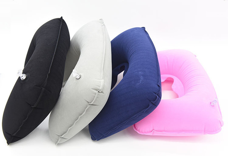 Description Picture 2 of itemFunctional Inflatable Neck Pillow Inflatable U Shaped Travel Pillow Car Head Neck Rest Air Cushion for Travel Neck Pillow