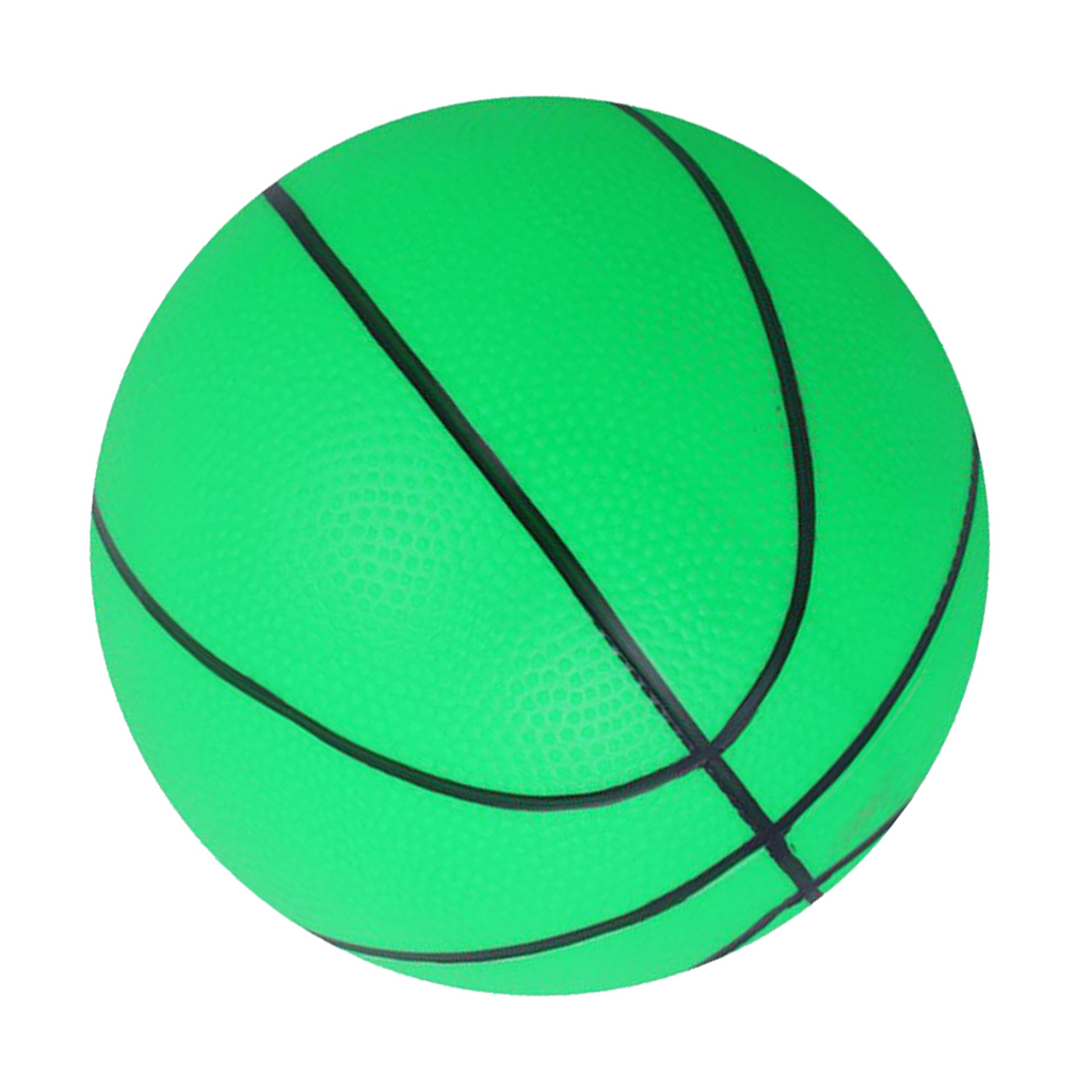 2Pcs Durable PVC Basketball Small Bouncy Ball Kids Toy Playing Accessories 