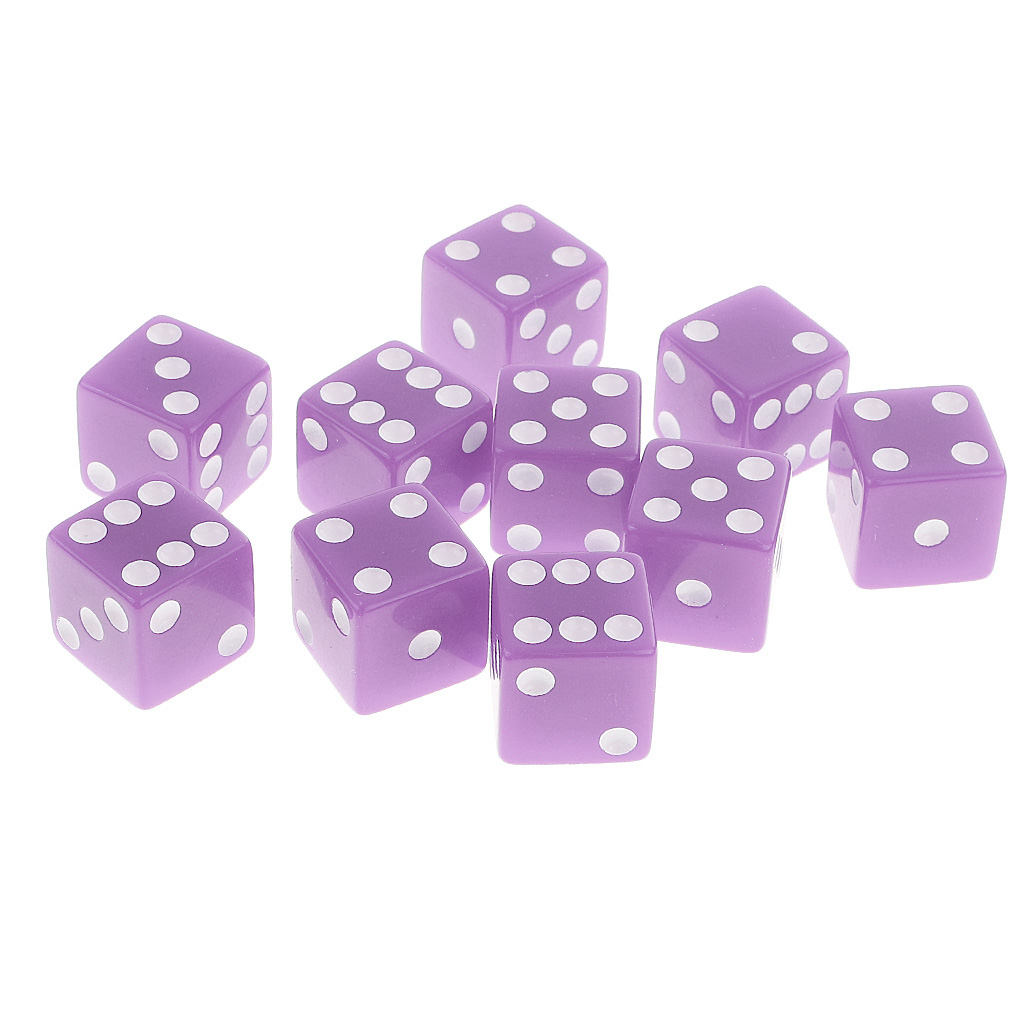 10 Stück D6 6-seitige Dice Würfel Für Dungeons und Drachen Kartenspiel #1 10 Stück D6 6-seitige Dice Würfel Für Dungeons und Drachen Kartenspiel #1