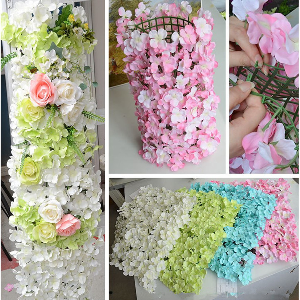 Artificial Flower Wall Plastic Panels Holder for Wedding Background Backdrop 