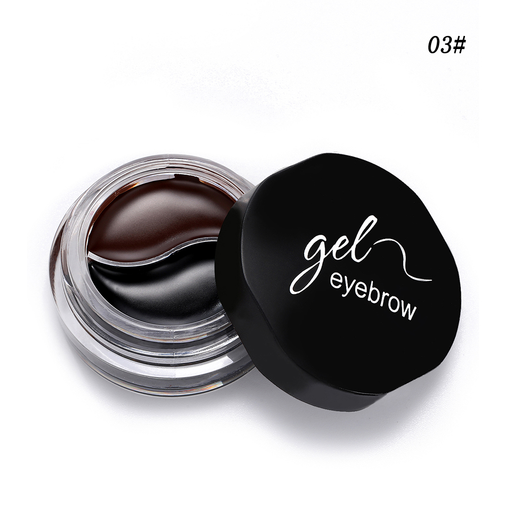 2019 new two-color eyebrow cream eyebrow gel soft smooth smooth