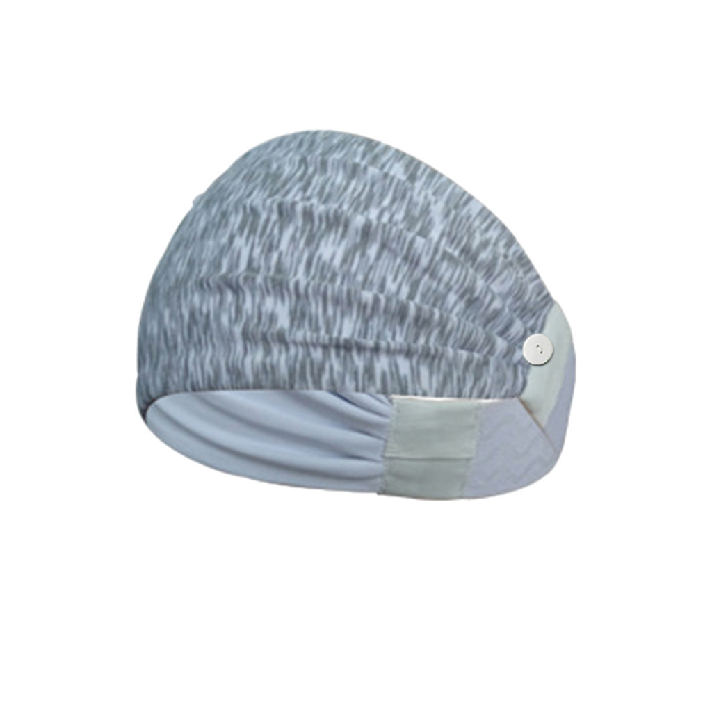 Details about / Button Headband Face Holder Wearing Protect Ears Sports Quick Dry Sweat