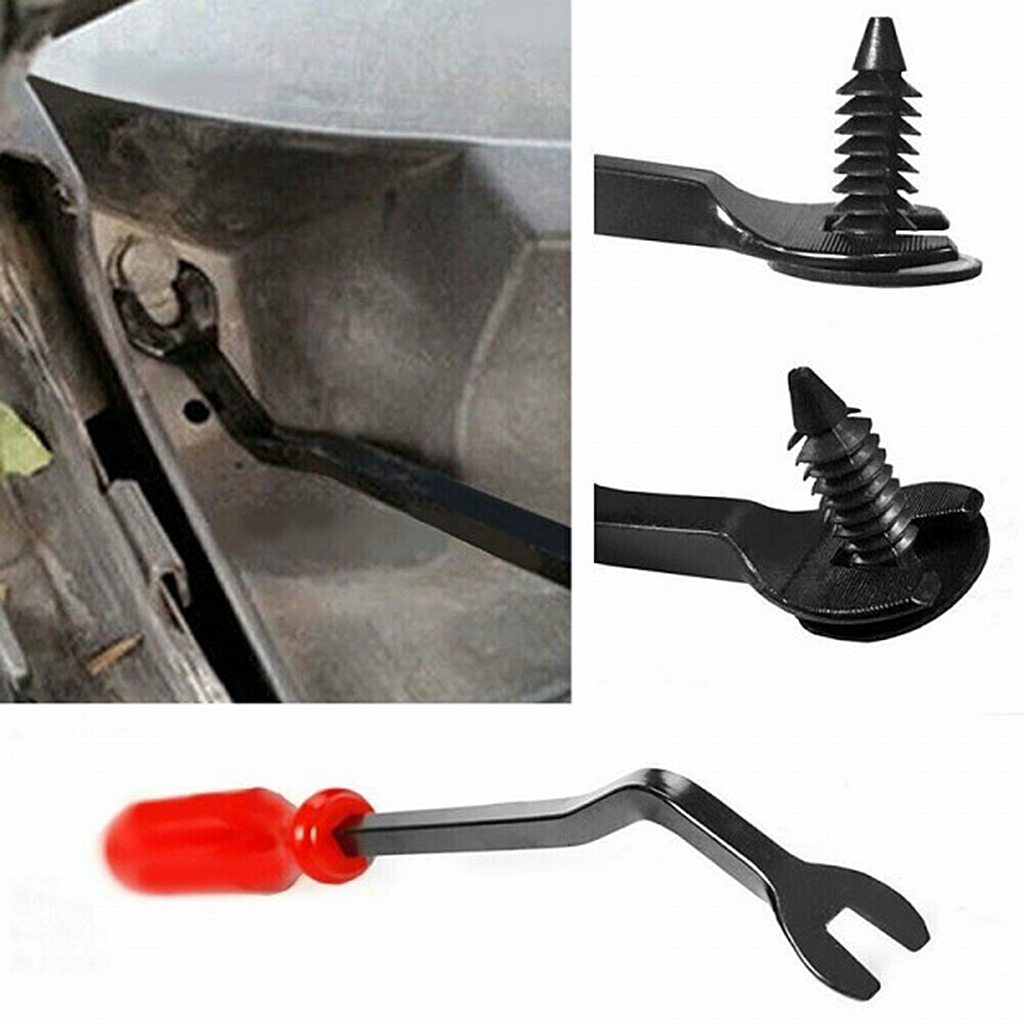 Universal 8.7' Car Door Trim Panel Clip Remover Removal Pry Pliers Bar Tool
