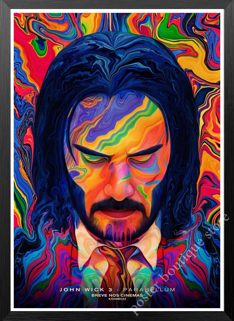 john wick poster /keanu reeves movie poster/vintage poster