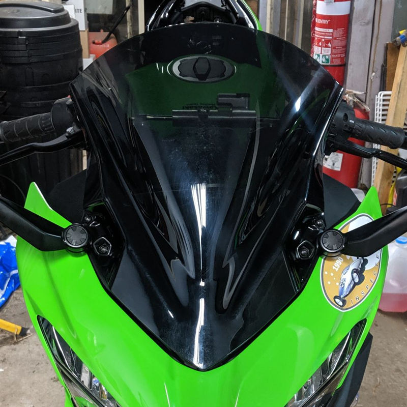 For Kawasaki Ninja 400 250 2018-2019 Motorcycle Windscreen Windshield  Ninja400