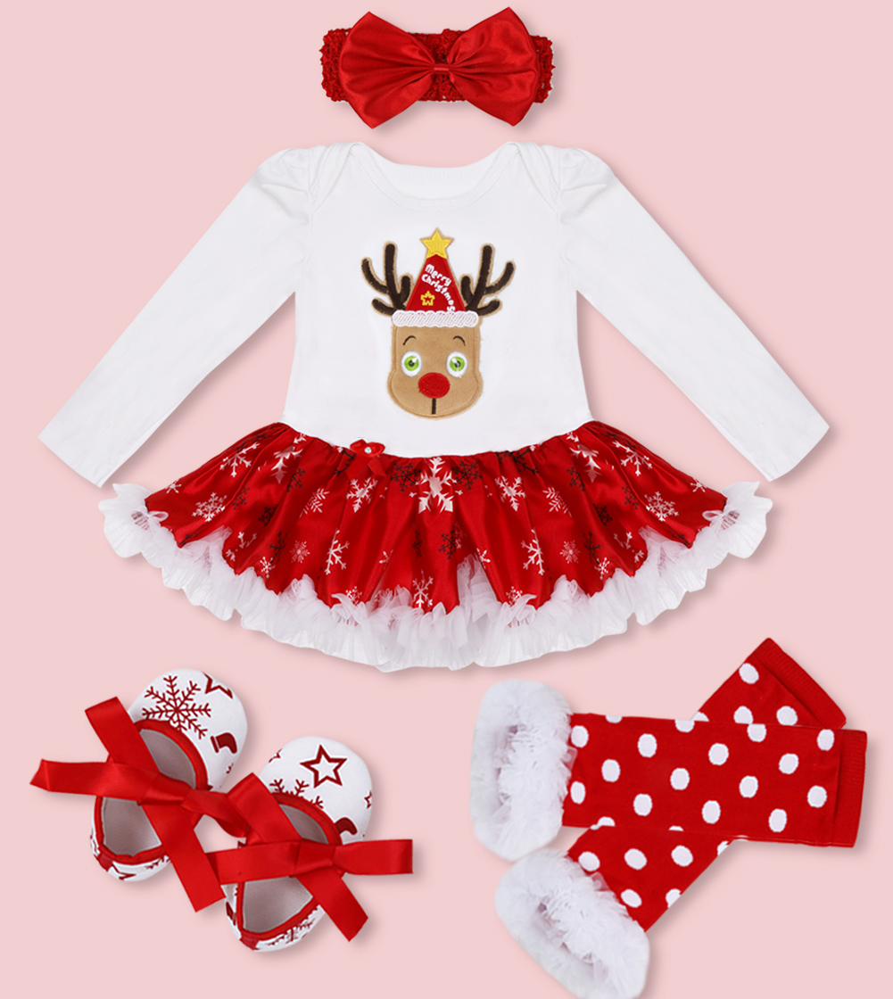 newborn baby girl christmas outfit