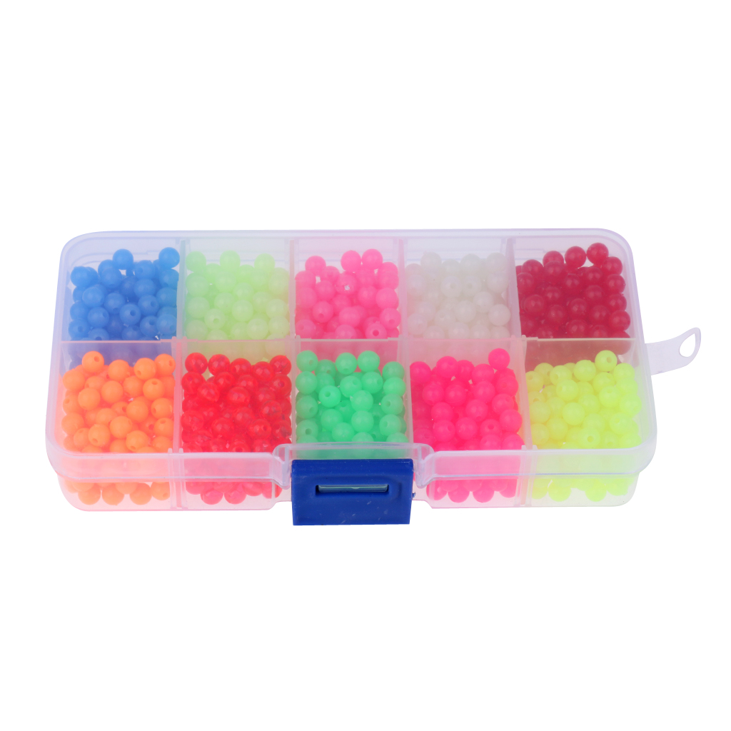1000X Luminous fishing beads lure glow beads fishing fishing beads kit 