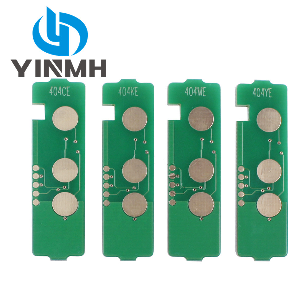 4x Cartridge/Chip komp.zu C504 M504 Y504 K504 für SAMSUNG C1810W 
