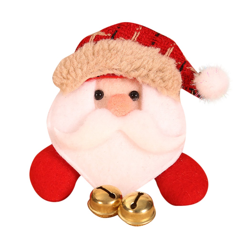 4pc santa claus snowman elk christmas glowing ornaments new year