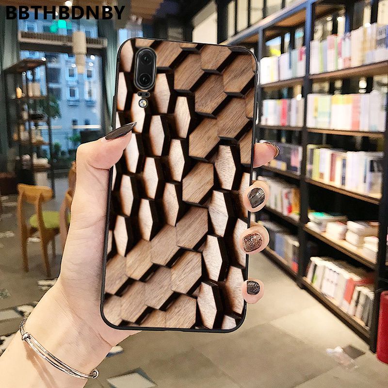 For huawei P30 Wood grain