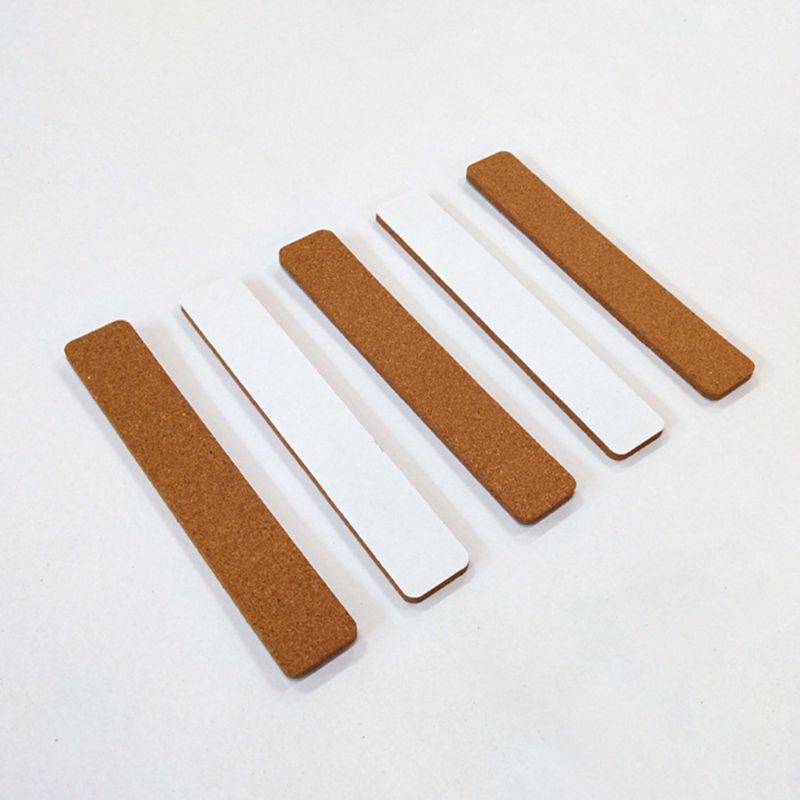 10pcs Frameless Self Adhesive Cork Strips Board for Classroom Office