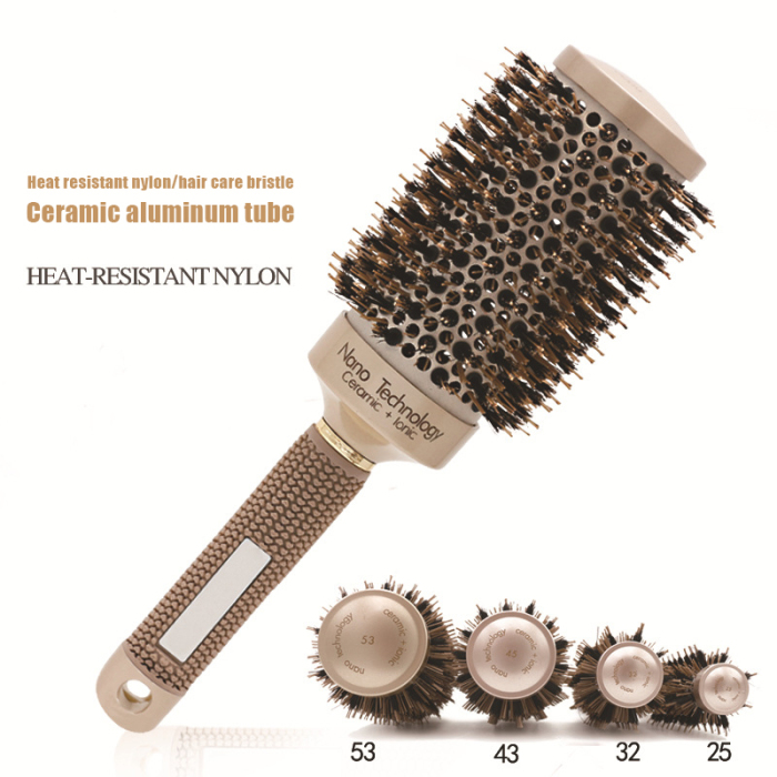 bristle at, styling tools combs features: ionic tech and boar bristles