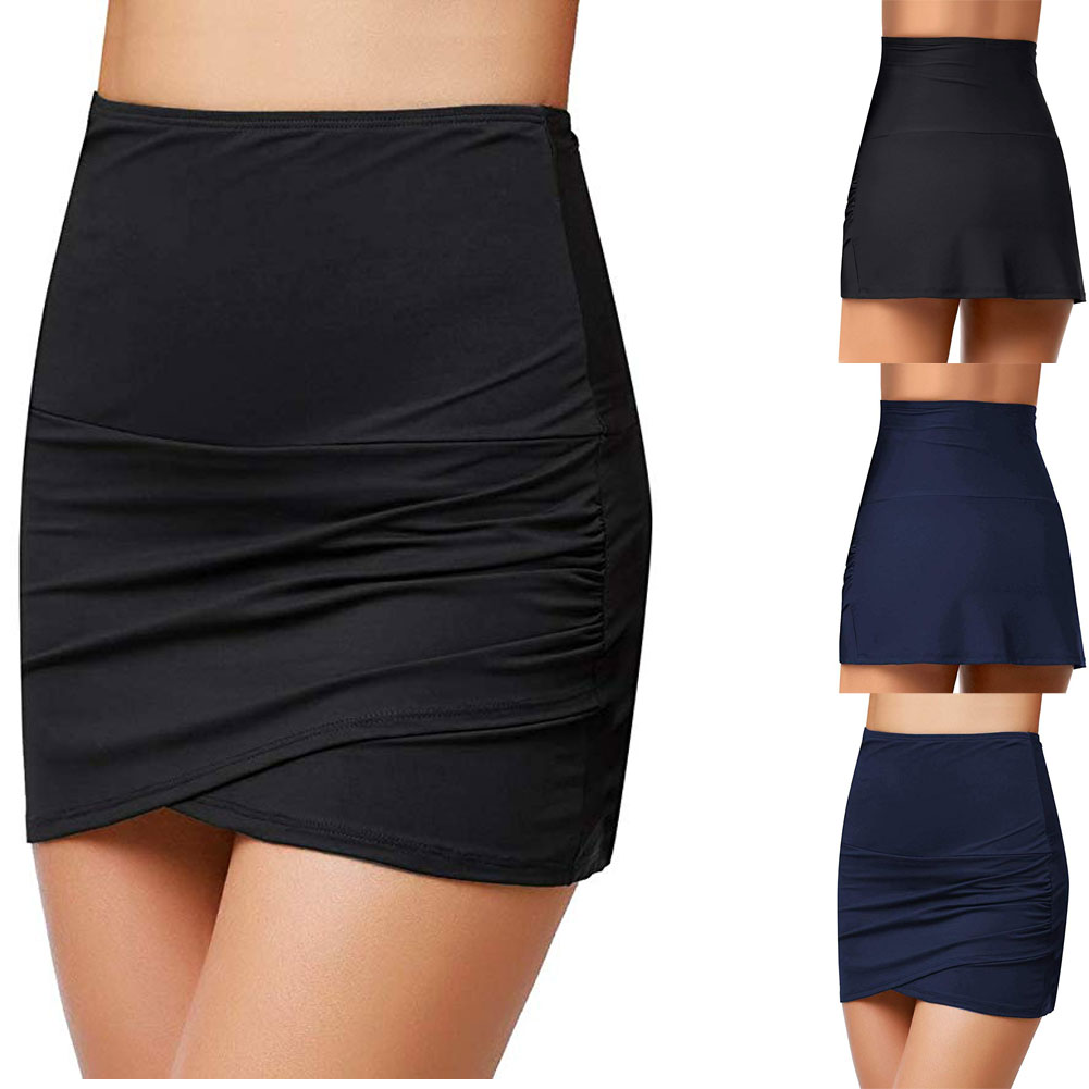 high waisted swim skirt