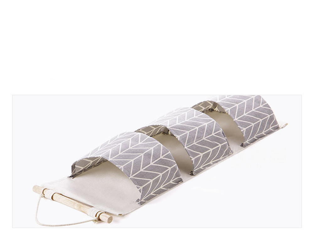 Bolsa de almacenamiento para colgar en la pared de 3 rejillas