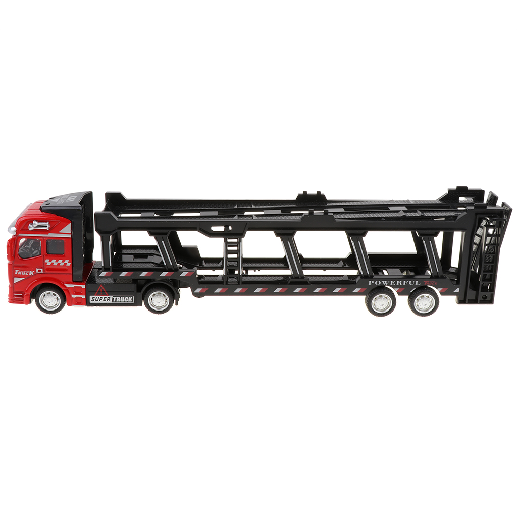 semi truck car carrier toy