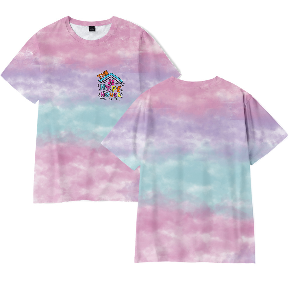 hype house merch tie dye hoodie
