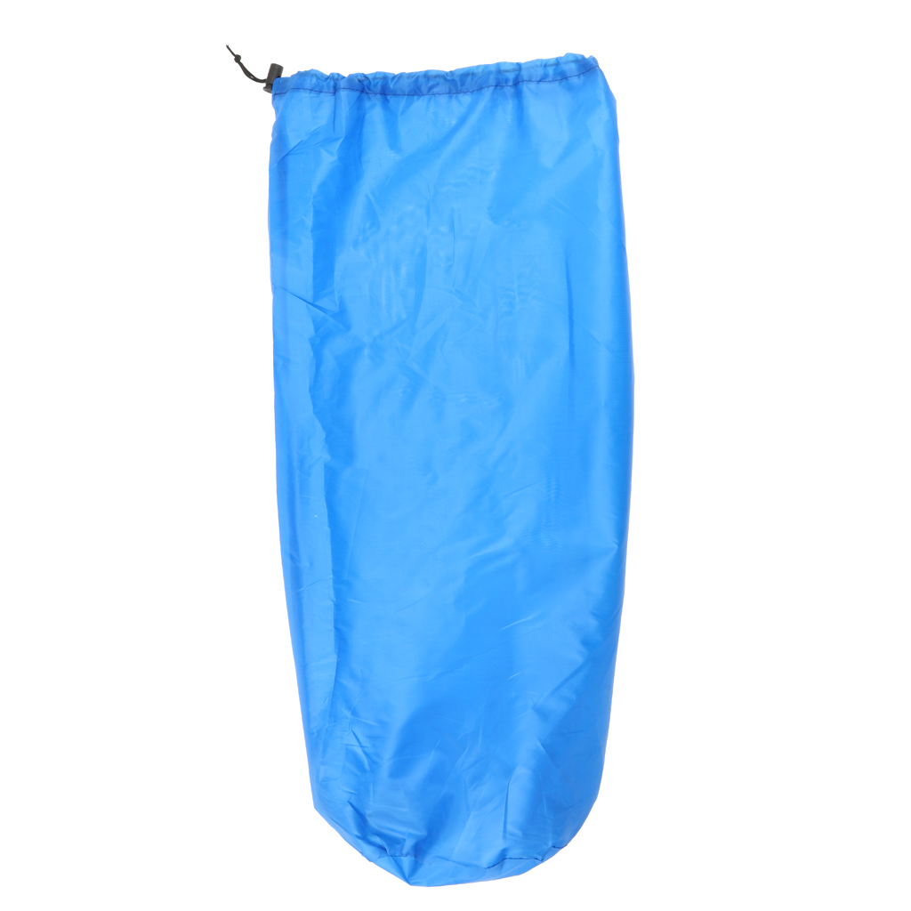 2pcs Camping Ultra-light Drawstring Stuff Sack Sleeping Pad Mat Storage Bag