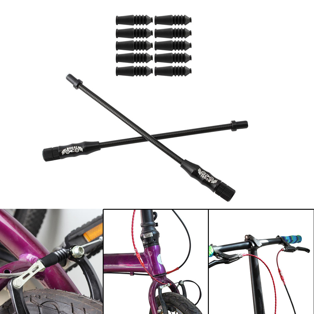 2 Pieces Universal Flexible Brake Noodle Bike V Brake for Mountain Road Bike 