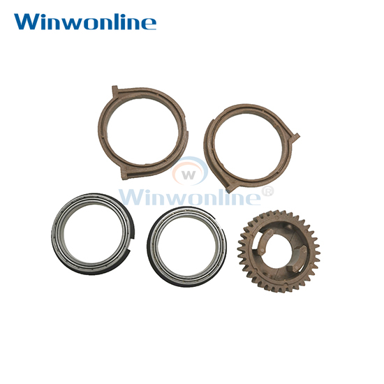 Description Picture 2 of item1Set Upper Heat Roller Bearing & Bushing & Fuser Gear Assembly for Brother HL5240 5250DN 5270 5340 5350 5370 Grade A Quality