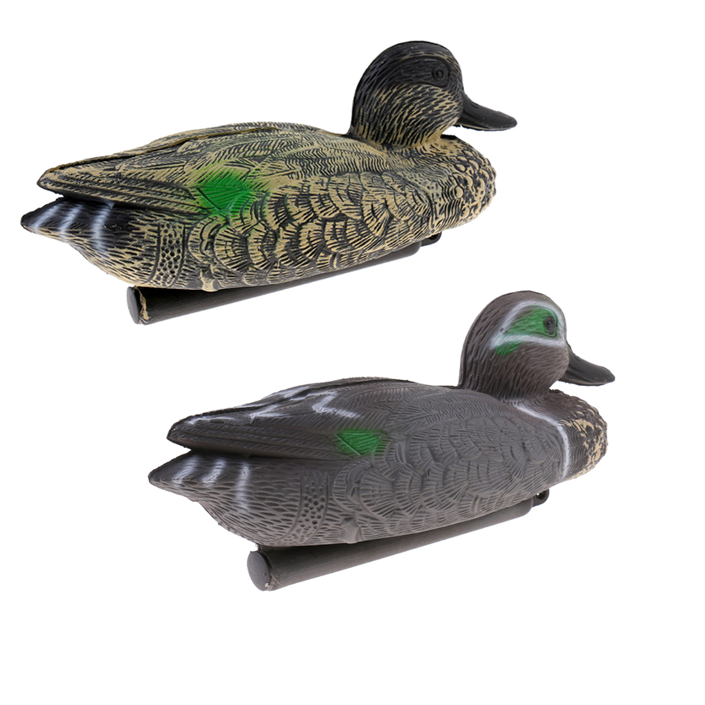 Description Picture 6 of item2 x Lifelike Duck Floating Hunting Shooting Drake Duck Decoy Garden Decor