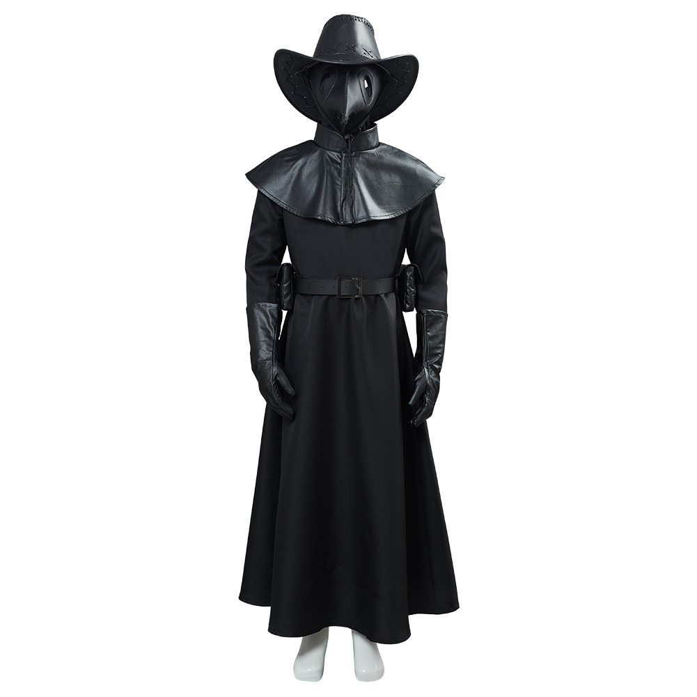 black plague doctor costume kid