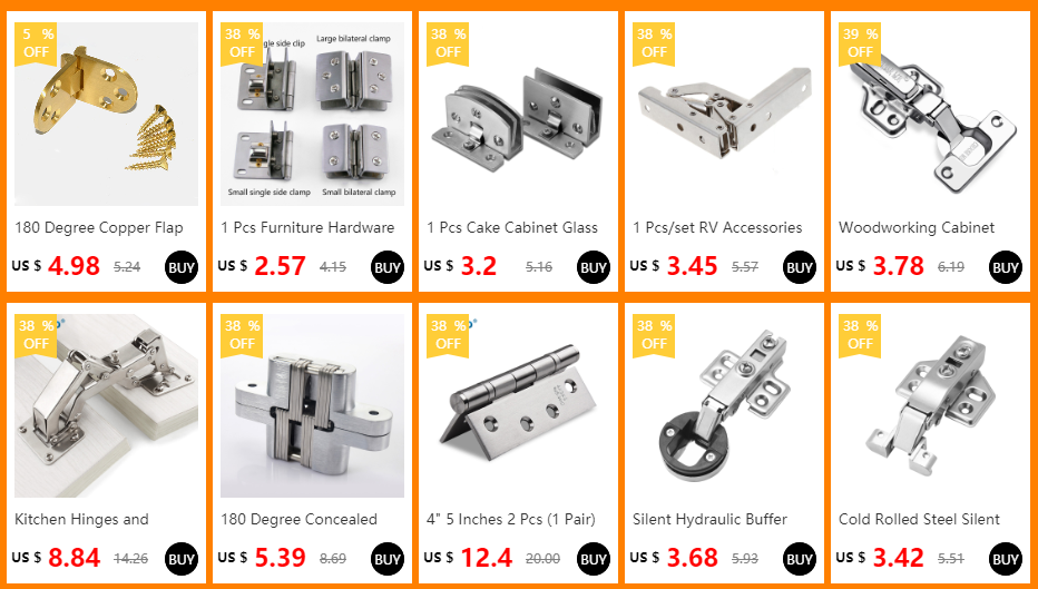 Description Picture 2 of item1 Pcs Furniture Hardware Glass Door Accessories Hinge Chain Wine Cabinet Free Opening Glass Door Stainless Steel Hinge