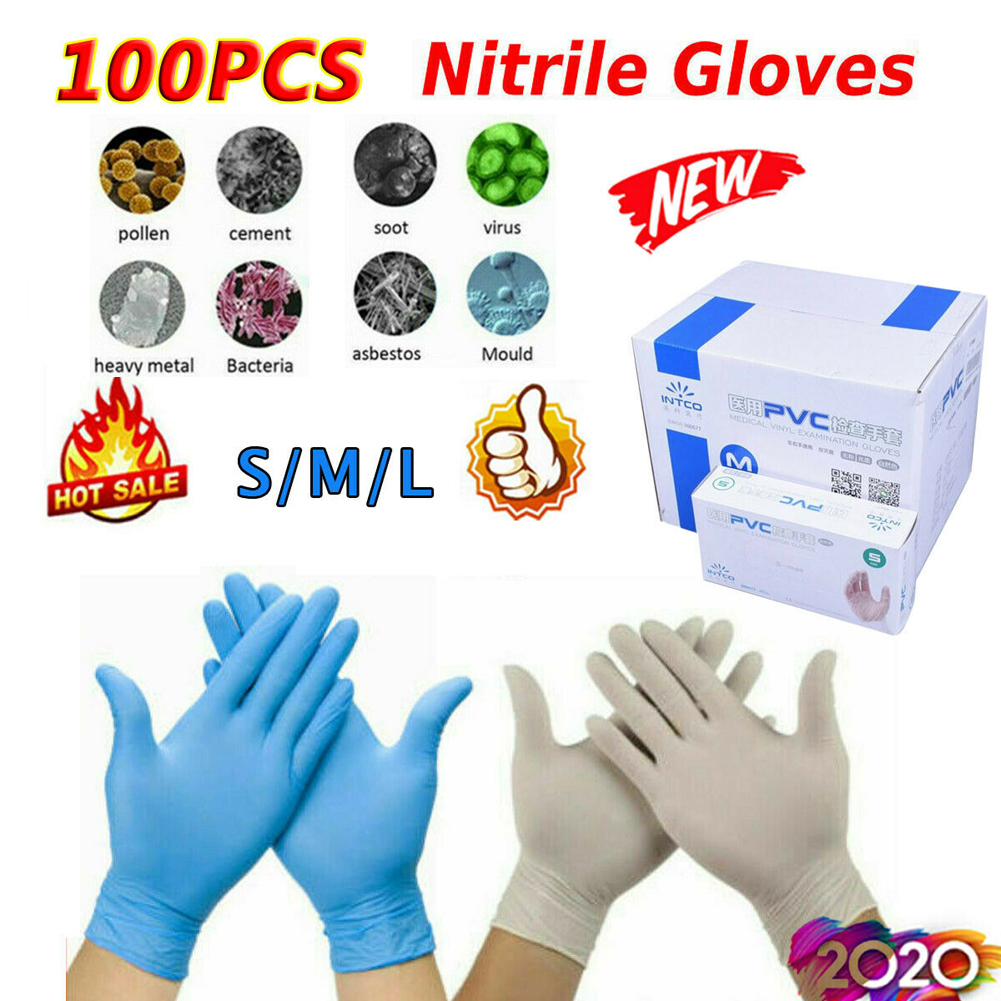 clear nitrile gloves