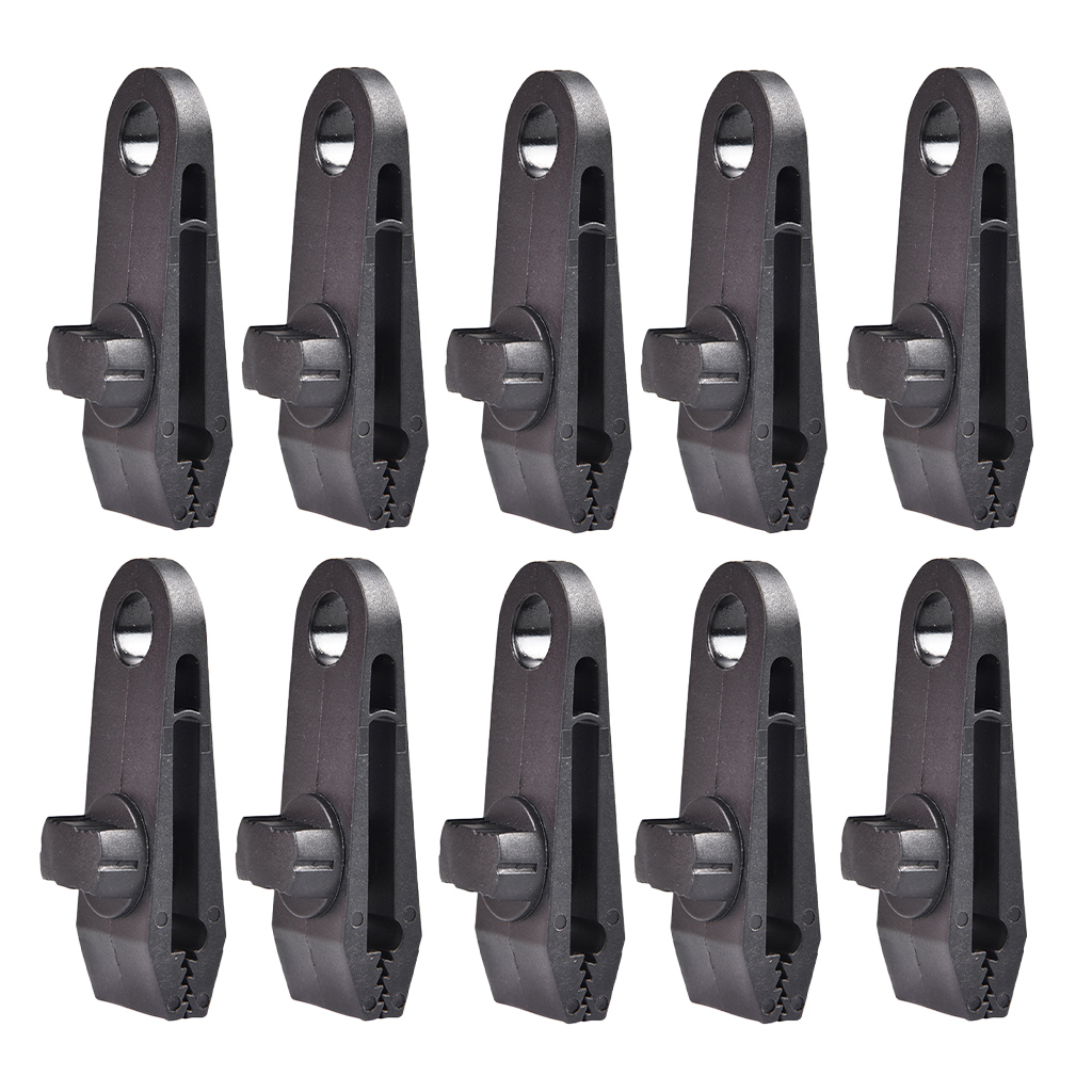 40x Camping Awning Clamp Tarp Clip Set For Car Boat Cover Emergency Tent Snap US 