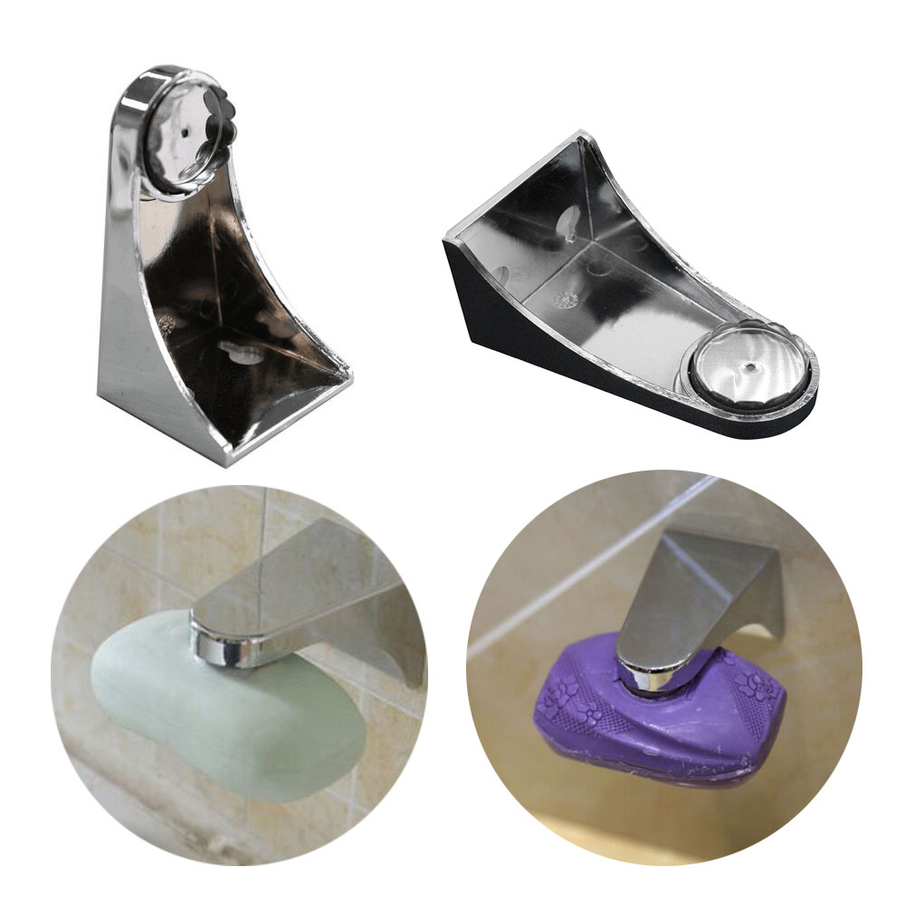 Stainless Steel Magnetic Soap Holder Adhesion Wall Soap Dish Sink/Bathroom 