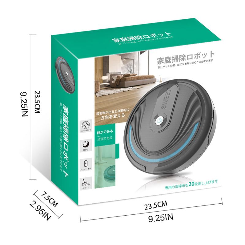 Description Picture 3 of item1Set Household Intelligent Robot Vacuum Cleaner Sweeping Mopping Robotic Cleaning Machine for Home Room Use