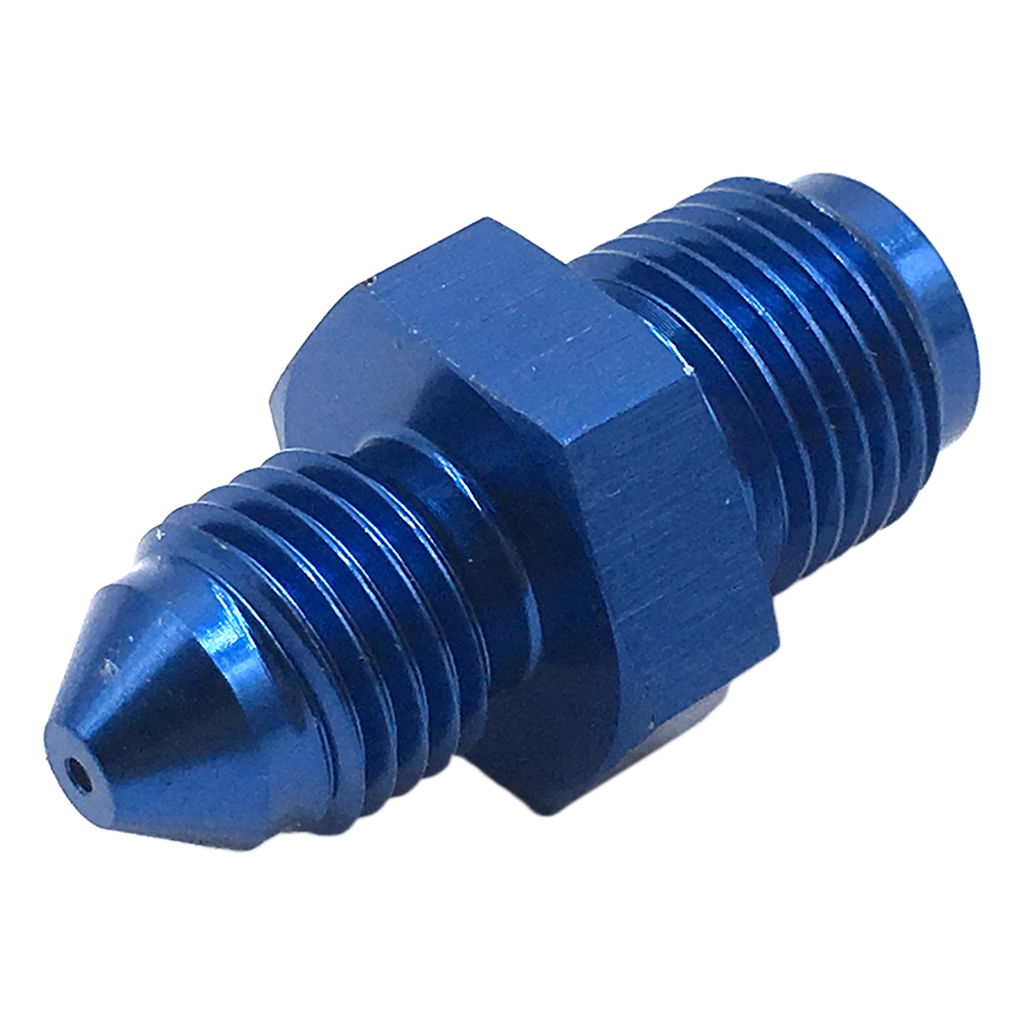 6 AN 6AN TO 4 AN 4AN STRAIGHT MALE PIPE UNION CONNECTOR FITTING CNC ALUMINUM