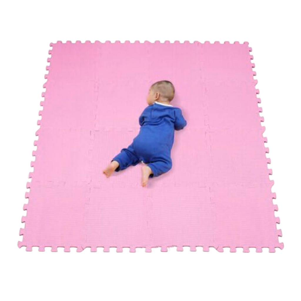 16x Kids Play Mat Puzzle Exercise Infant Baby Interlocking Floor Mat Multi-Color 