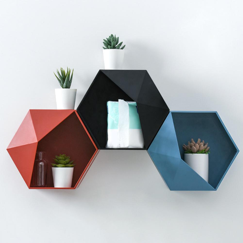 NarutoSak Storage Rack,Hexagonal Wall Mount Shelf Bathroom Kitchen Living Room Storage Rack Home Decor NarutoSak Storage Rack,Hexagonal Wall Mount Shelf Bathroom Kitchen Living Room Storage Rack Home Decor