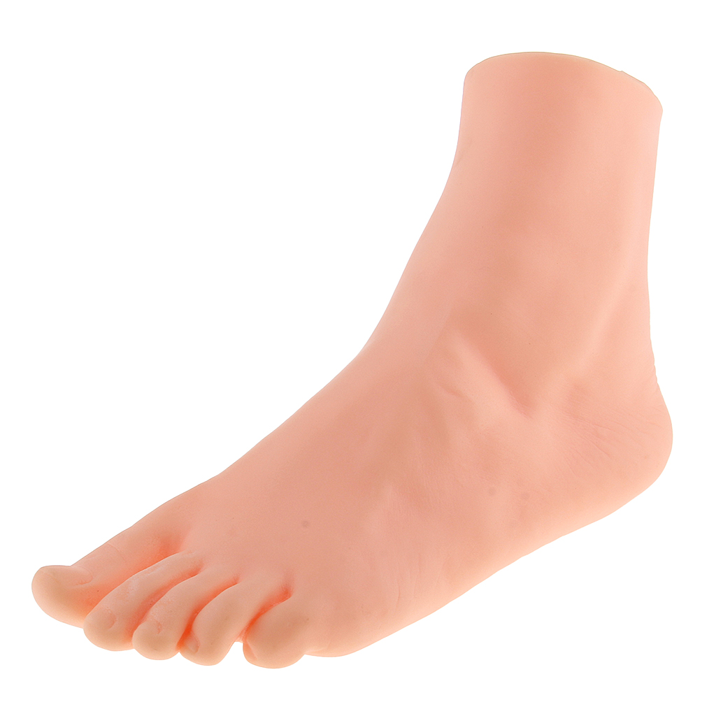 Description Picture 4 of itemSilicone Female Left Foot Life Size Mannequin Nail Art Practice Shoe Sock