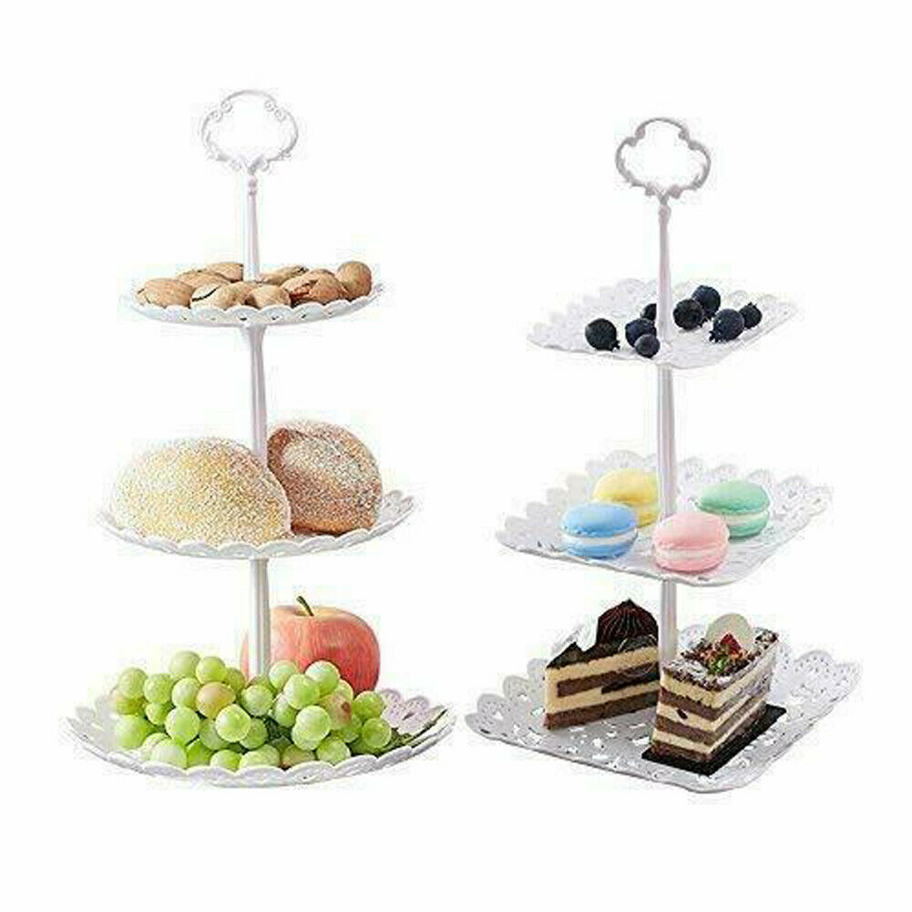 3 Tier Cool Britannia Cupcake Muffin Cake Stand Birthday Decoration Tea Party 
