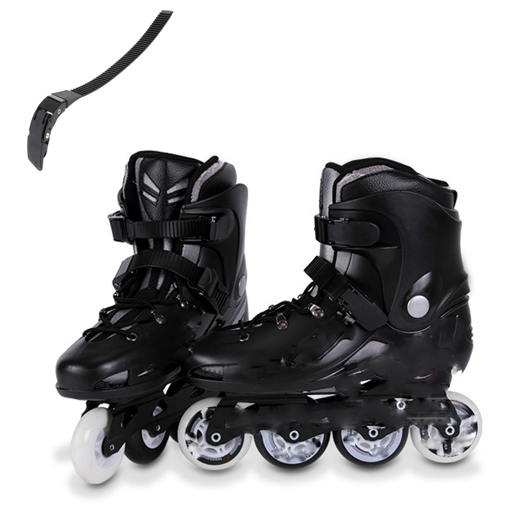 3pcs PU Inline Skating Strap Gürtel Kit Roller Boot Schuhe T Form Teile 