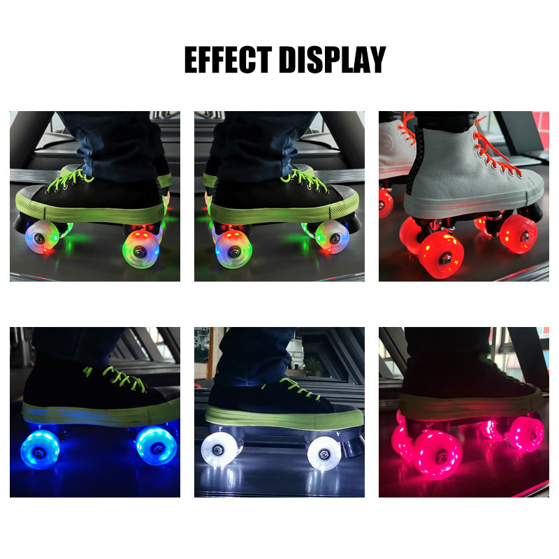 LED Blinklichter LED Blinkleuchten Für Rollschuh Inline-Skates Skateboard 
