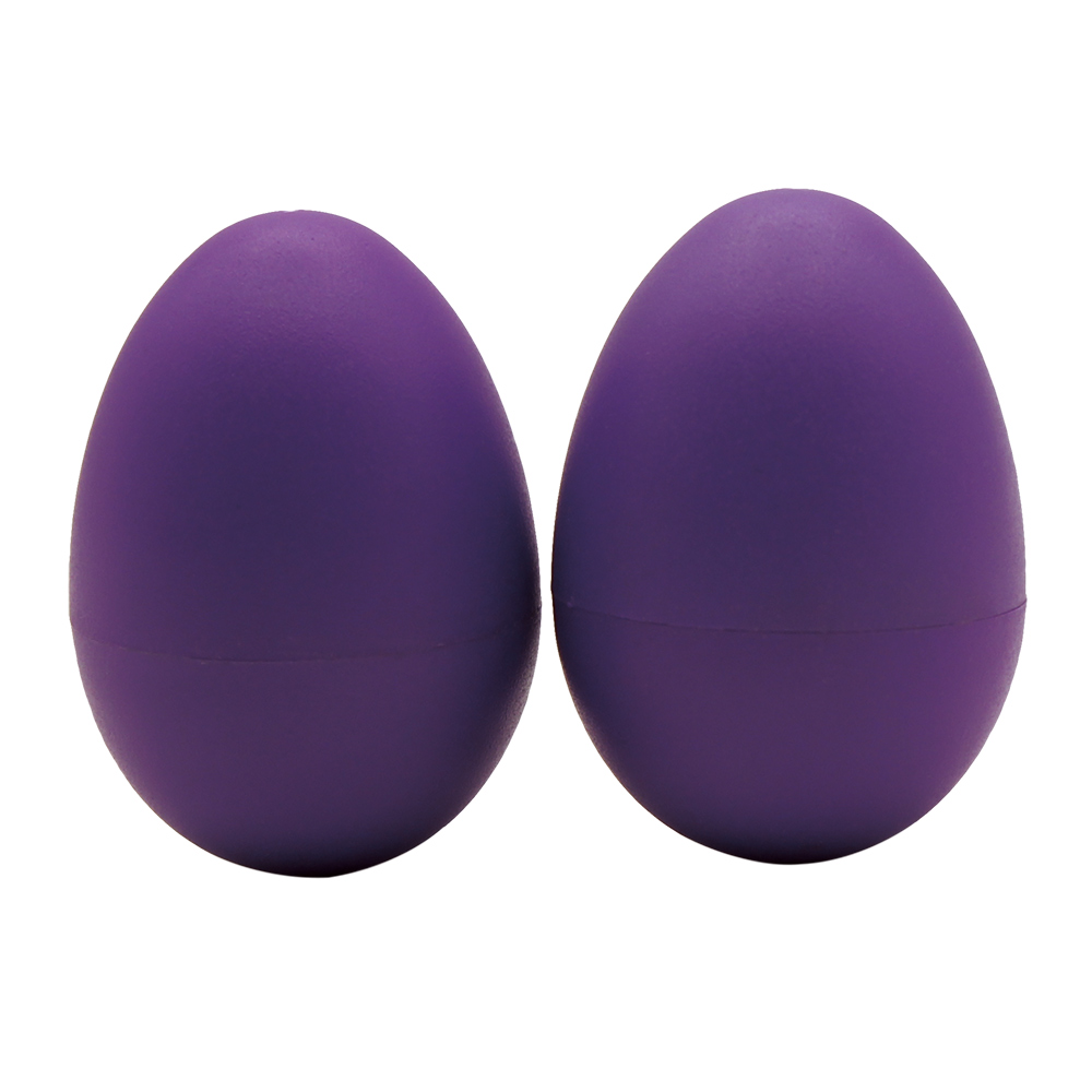 Description Picture 4 of itemPair Of Shaker Eggs Toy Percussion 5.6x3.9cm Drums Rhythm Musical Instruments Purple