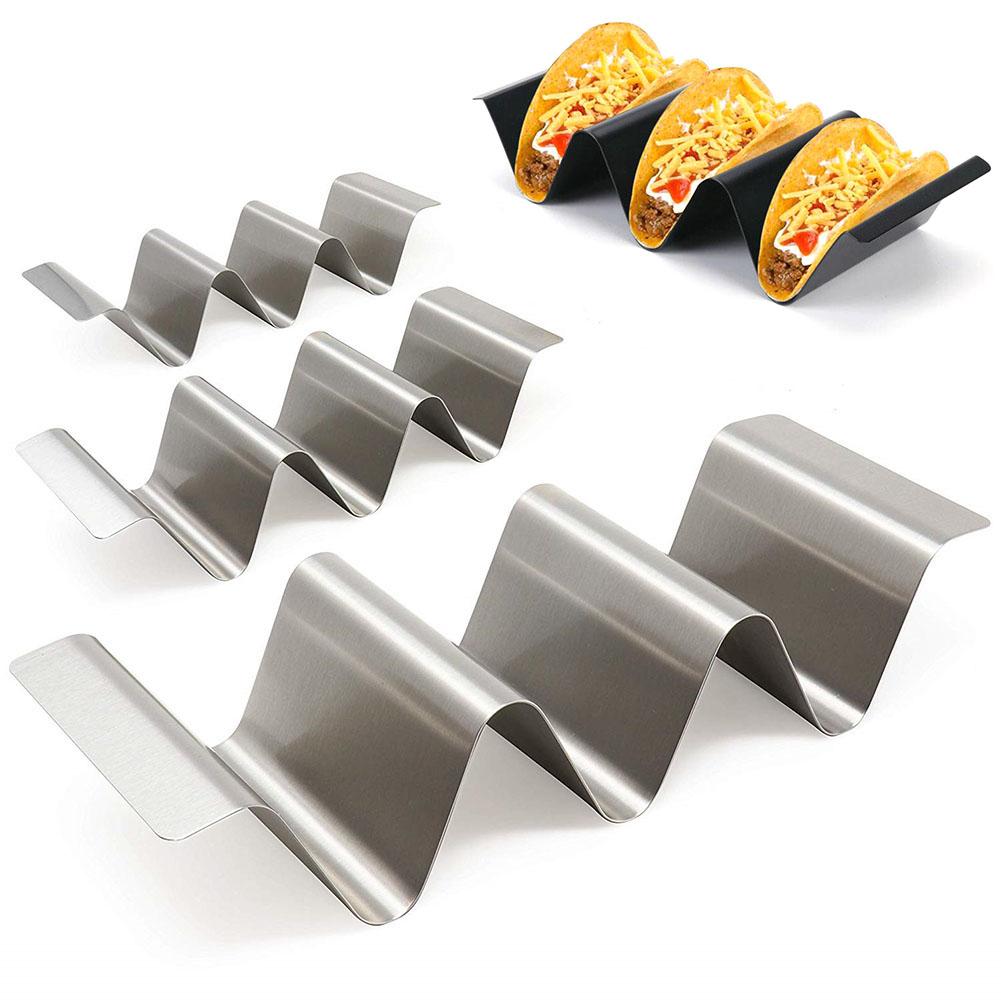 Taco Holder Mexican Food Wave Shape Hard Rack Stand Kitchen Cooking Useful Tool