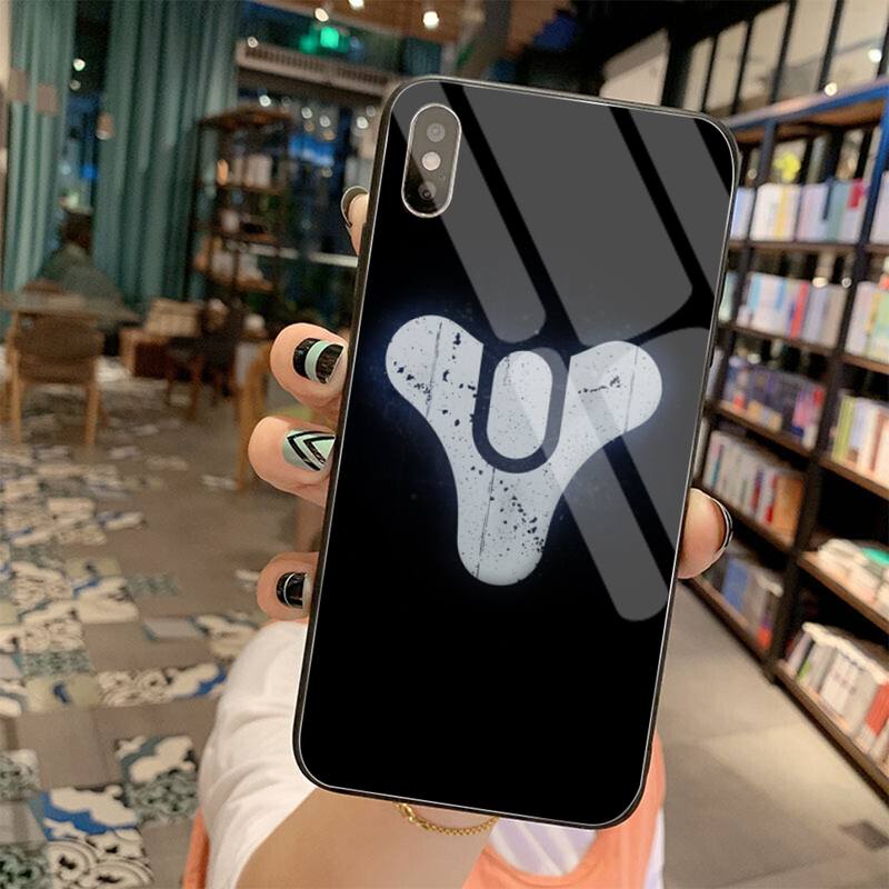 Destiny 2 game DIY Luxury Phone Case Tempered Glass For iPhone 11 Pro