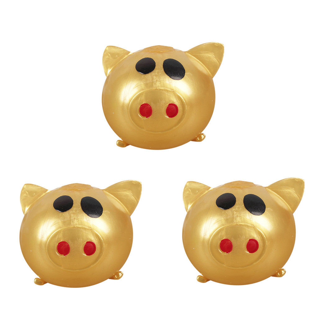 gold splat pig