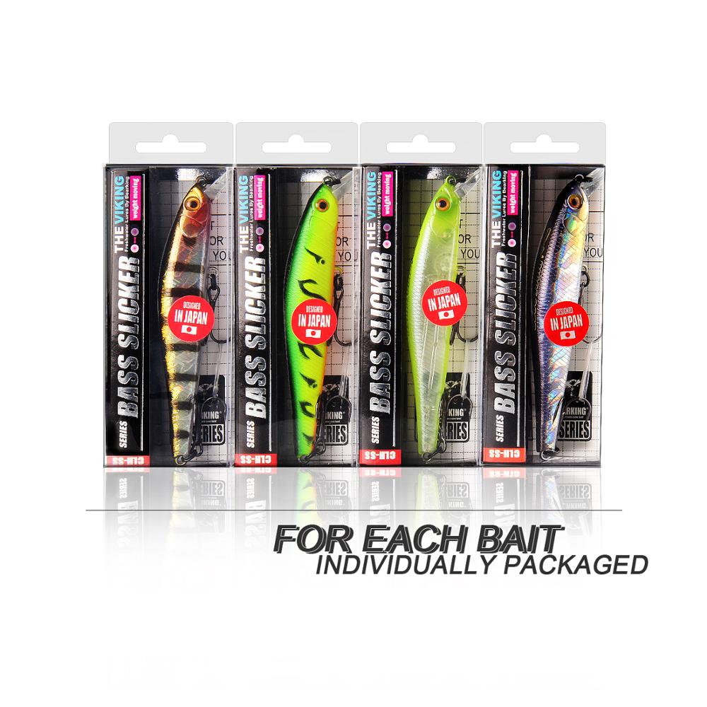 Description Picture 4 of itemBEARKING Best price 4pcs each set assorted colors Fishing lure SP Wobblers Hard bait Crankbait Minnow Lure for pike